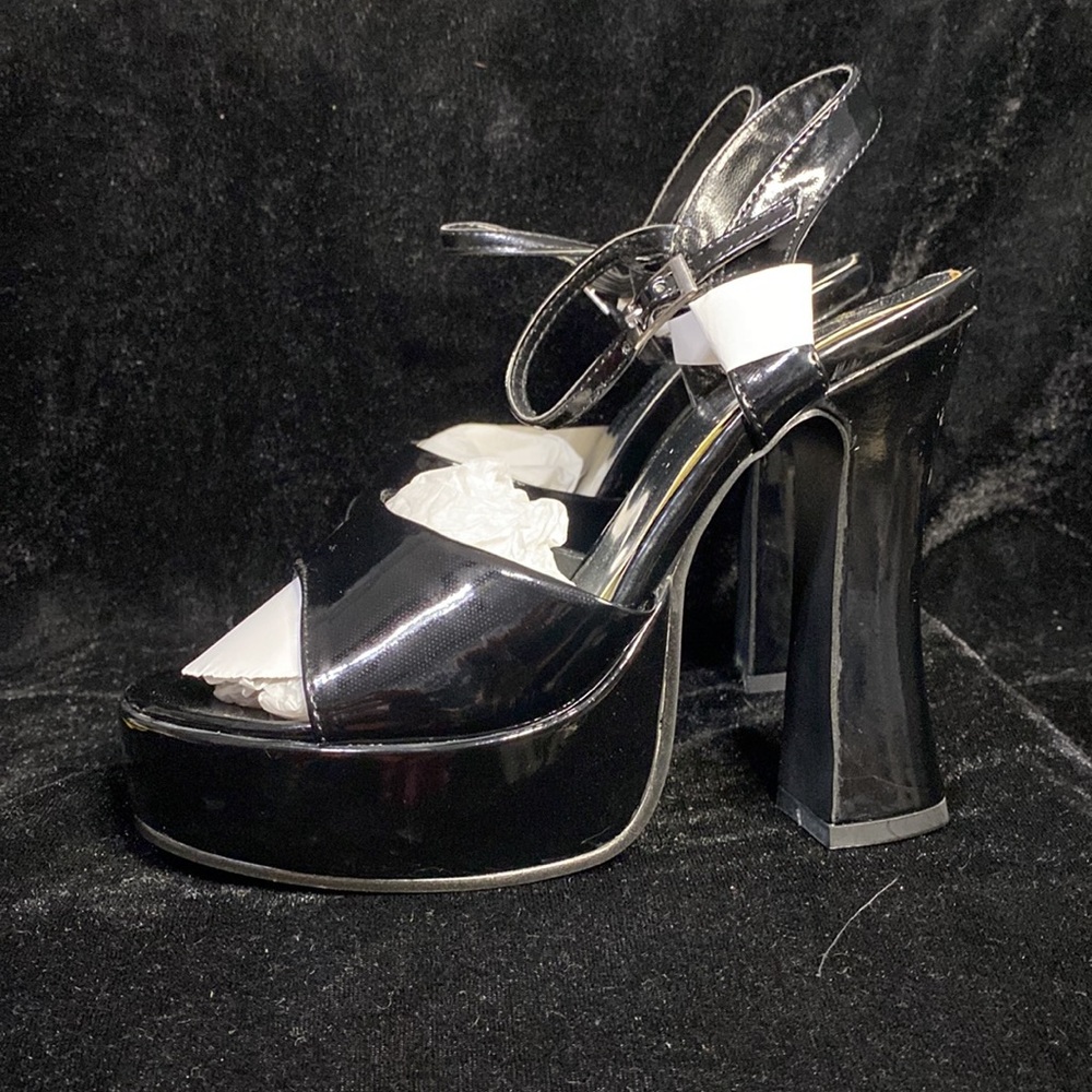 Black Platform Sandals - image 5